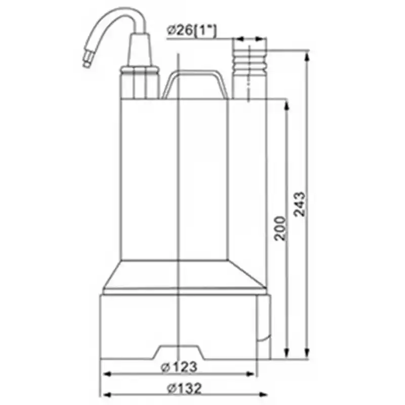 Seamaxx Sintine Pompası Üstten Çıkış 2000GL / 12V