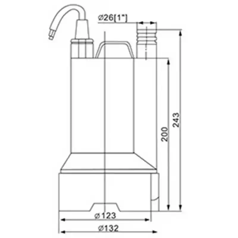 Seamaxx Sintine Pompası Üstten Çıkış 2000GL / 24V