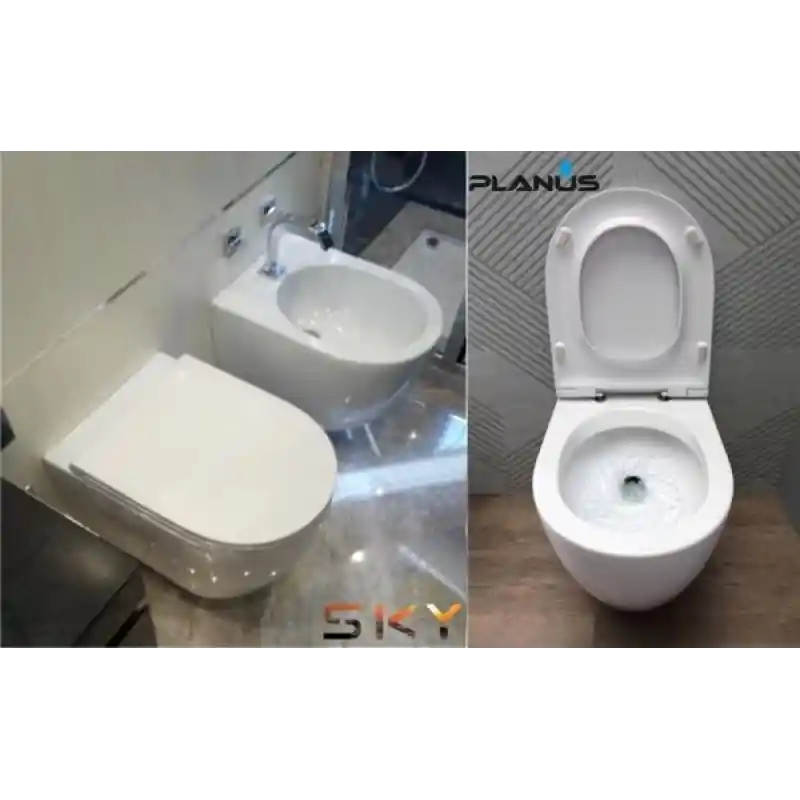 Sky 12V Beyaz Taş Tuvalet