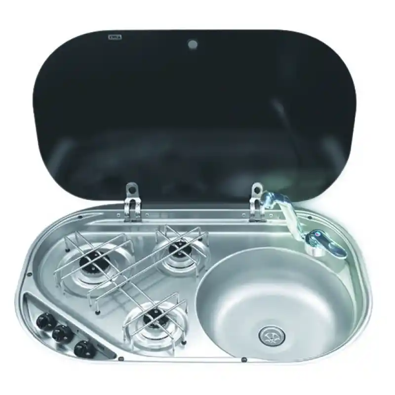 Smev 8323 Serisi Eviyeli Üç Gözlü Gazlı Ocak