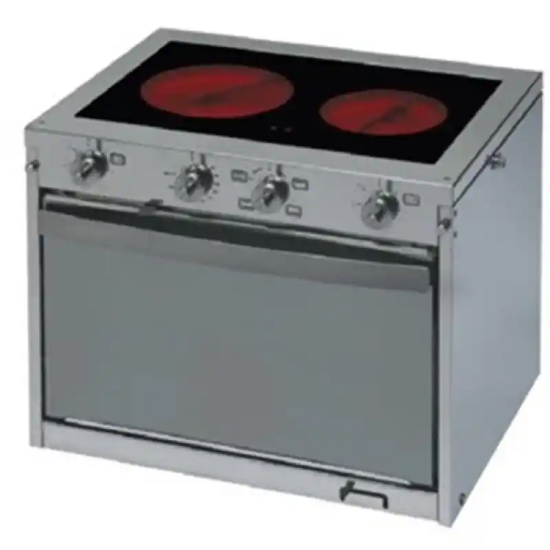 Techimpex Elektrikli Çift Göz Ocaklı Fırın