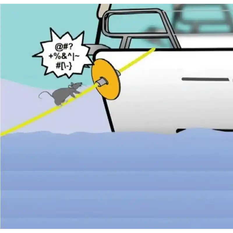 Tekne İçin Plastik Fare Engelleyici