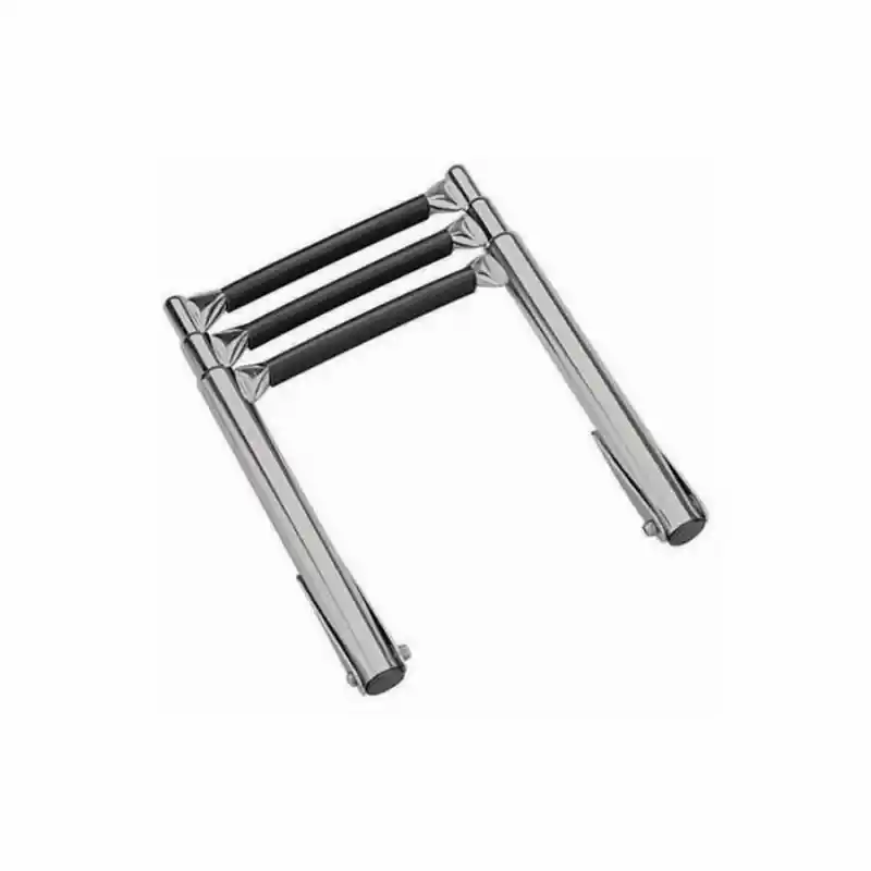 Teleskopik Krom Tekne Merdiveni - 4 Basamak - 110cm