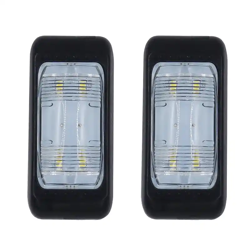 Tepe/Romörk Lambası 4 Leds, 12V&28V, Siyah 2 Ad.Lik Set