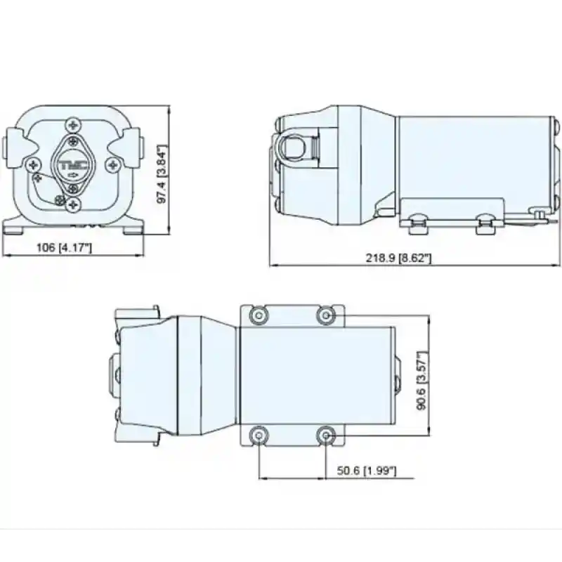 TMC-36502 Su Alış Pompası (Deniz Suyu) 24V/16.3 Lt