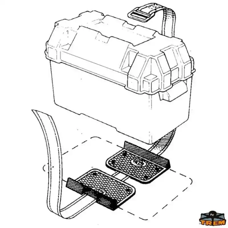 Trem Akü/Tank Sabitleme Braketi