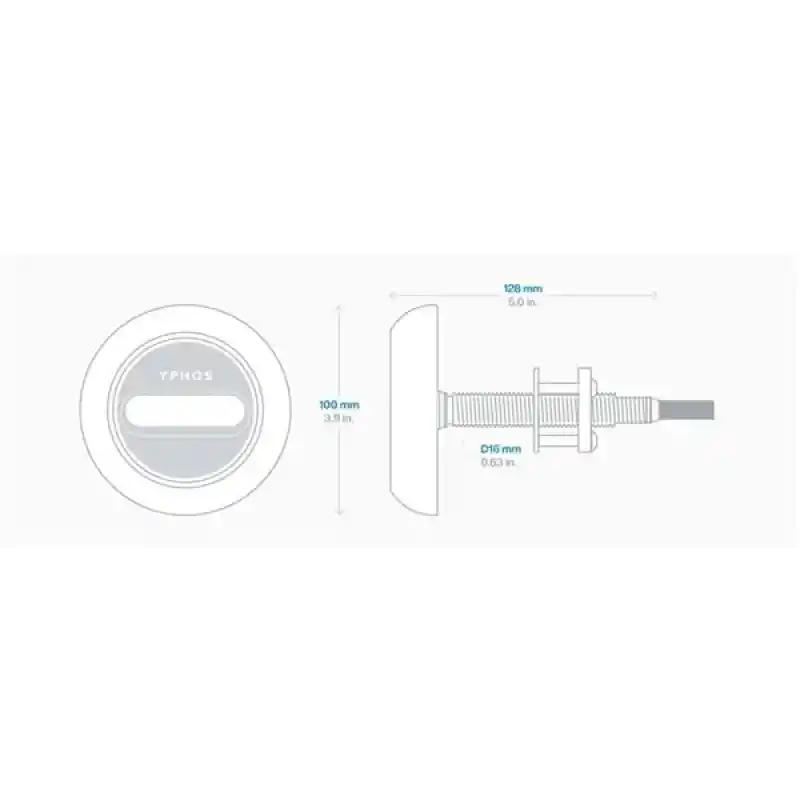YPHOS MODEL 05, SUALTI AYD. BEYAZ. 12V/24V -14.200