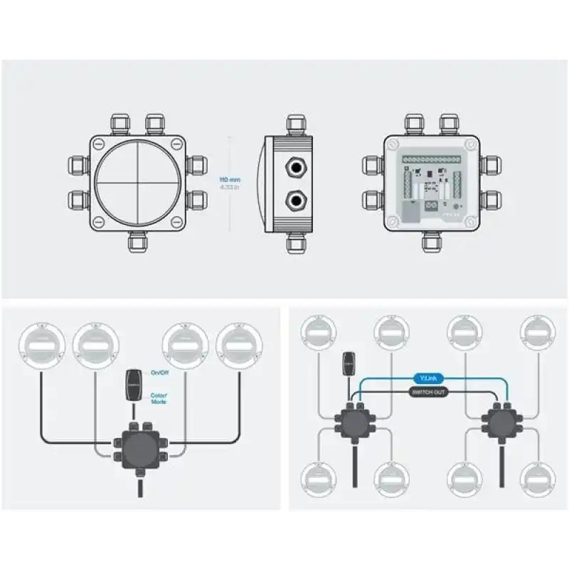 YPHOS YHB-800 Y:LINK DESTEKLİ HUB