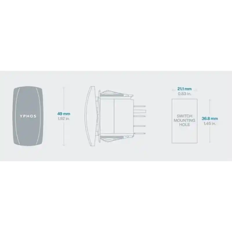 YPHOS YSW-200 Y-LINK ON/OFF/ON SWITCH
