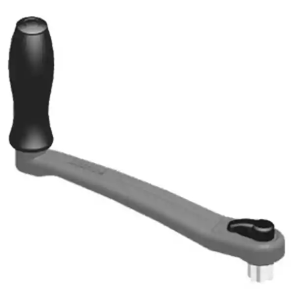 Alüminyum Vinç Kolu- Kilitli - 25Cm