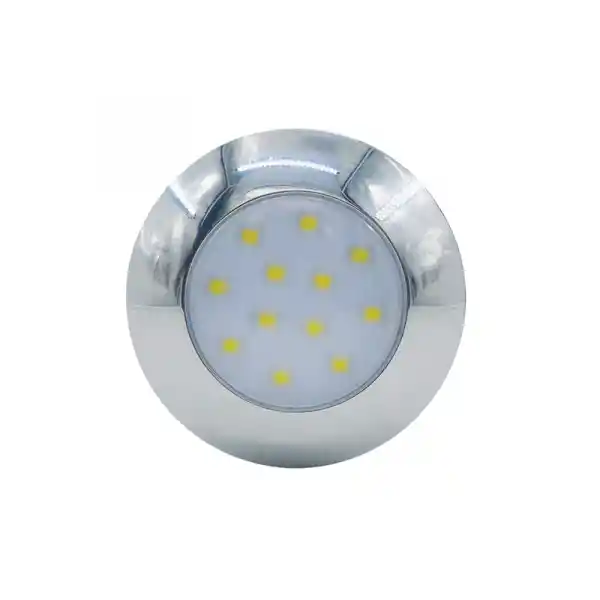 Aqualed Tavan Lambası, 12 Leds, 12V-28V, Krom