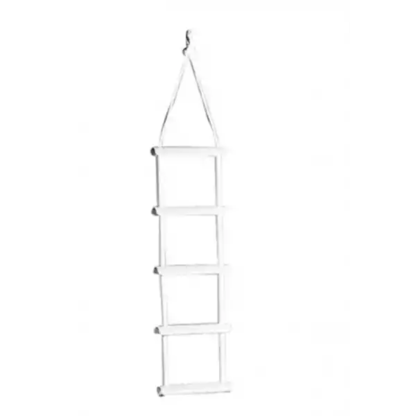 Beyaz Plastik basamaklı ip merdiven