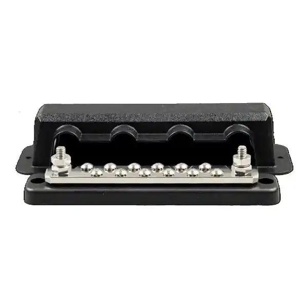 Busbar 250A 2P With 12 Screws + Cover