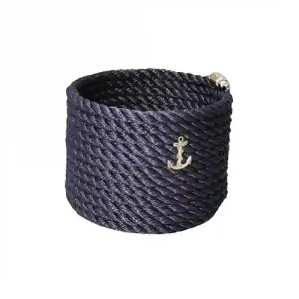 CaptainRA Mini Havlu Sepeti (Yuvarlak) Lacivert