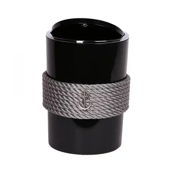 CaptainRA Siyah Çöp Kovası Gri