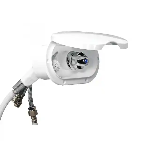 Case W/Wh.Shower, Cold Wat.Tap, 3M Hose, W/Lid, Beyaz