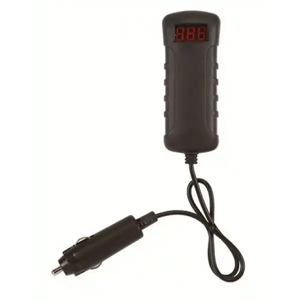 Dijital AKÜ Test Cihazı 5-30V DC, Çakmak Fişli