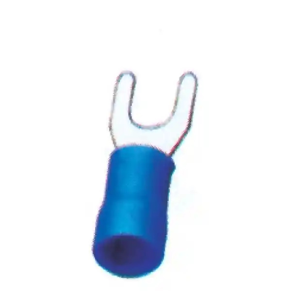 Düz U Yüzey Bağlayıcı,Mavi 4,3mm2,1-2,5mm2 40Adt