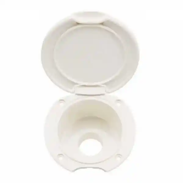Kapaklı Duş Yuvası, Düz, Plastik Ø70mm