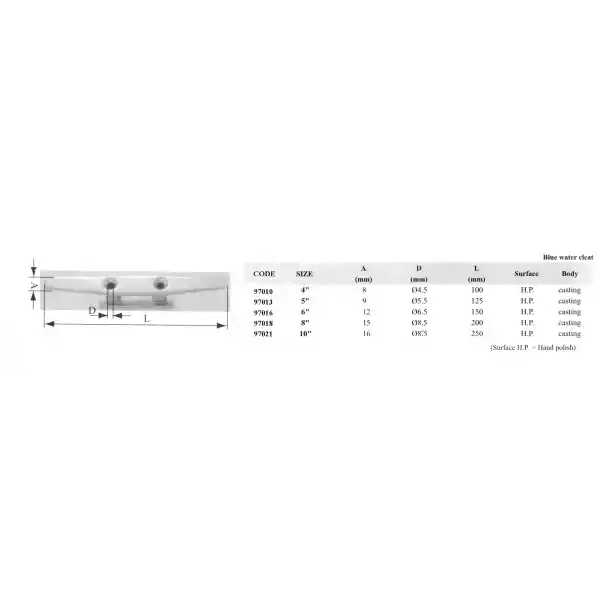 Koç Boynuzu, İnox 316, 254mm (10)