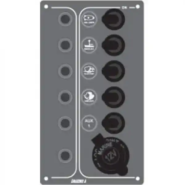 Kontrol Paneli, 5 Sugeçirmez Anahtar Ve Ot. Sigorta, 12V