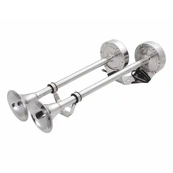 Krom Trompet Korna Çiftli / 12V