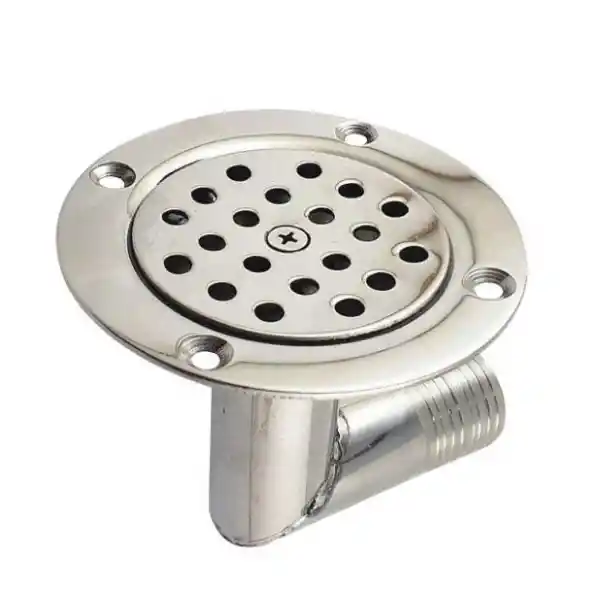 Krom Yer Süzgeçi Dirsekli 25 mm Çıkışlı