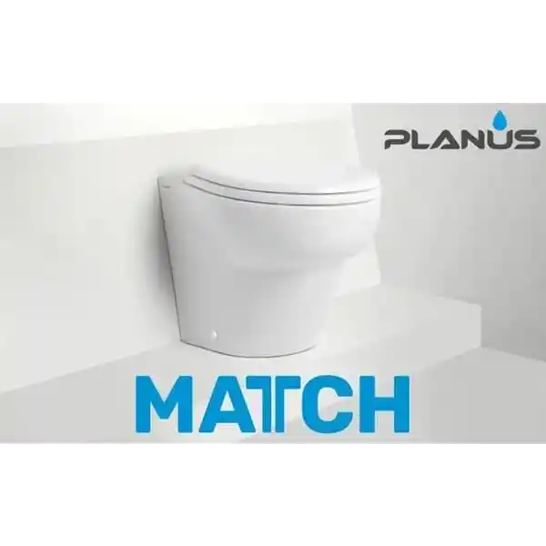 Match Cut 12V Beyaz Kısa Taş Thr. Kitli Tuvalet