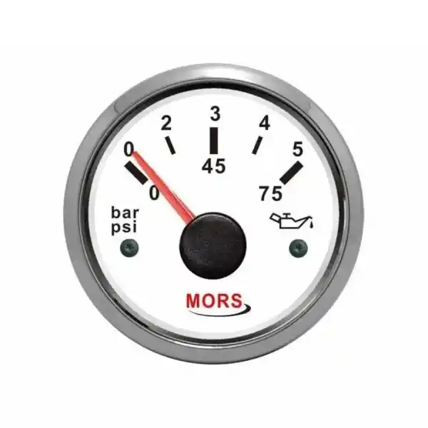 Mors Yağ Göstergesi - 5 Bar - Siyah