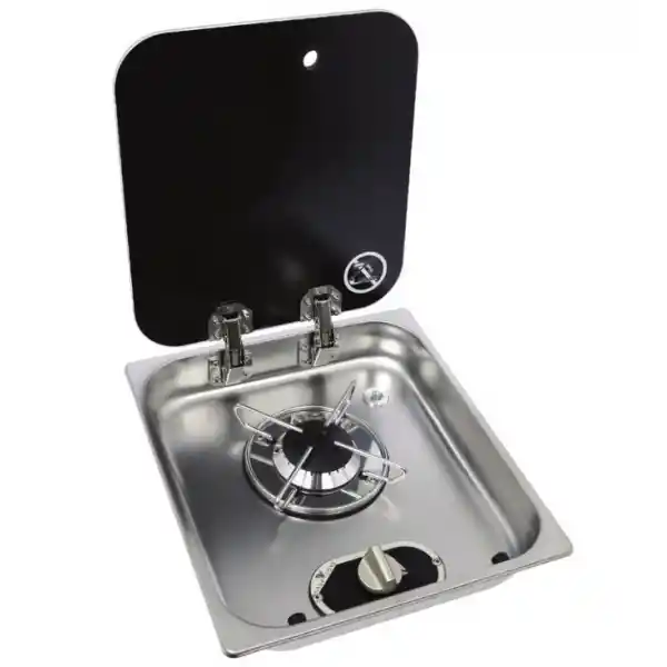 Navy Load Cam Kapaklı Tekli Ocak