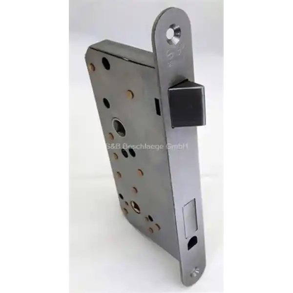 Polisajlı paslanmaz çelik tuvalet kapısı kilidi, sağ