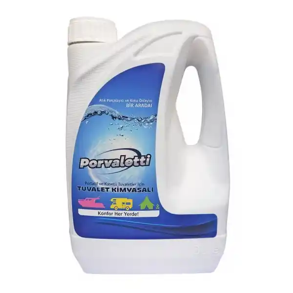 Porvaletti Karavan ve Tekne Portatif Tuvalet Kimyasalı 3 L