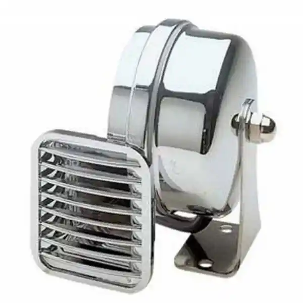 Salyangoz Tekli Krom Korna / 12V