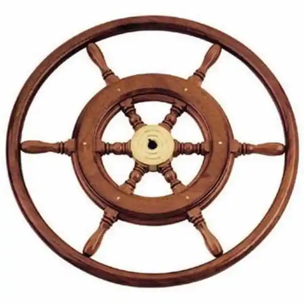 Savoretti T3B Ahşap Çemberli Dümen Simidi - 60cm