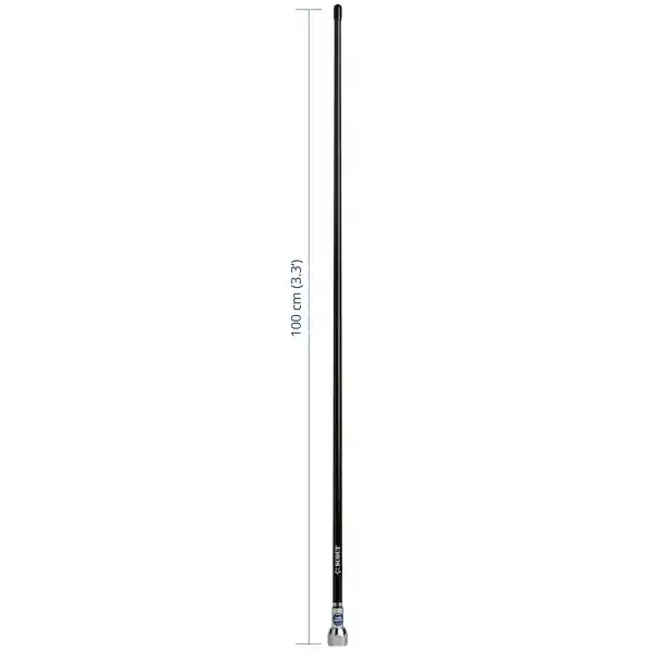 Scout Quick 1 Vhf Anteni Fiberglass 1 Metre Siyah