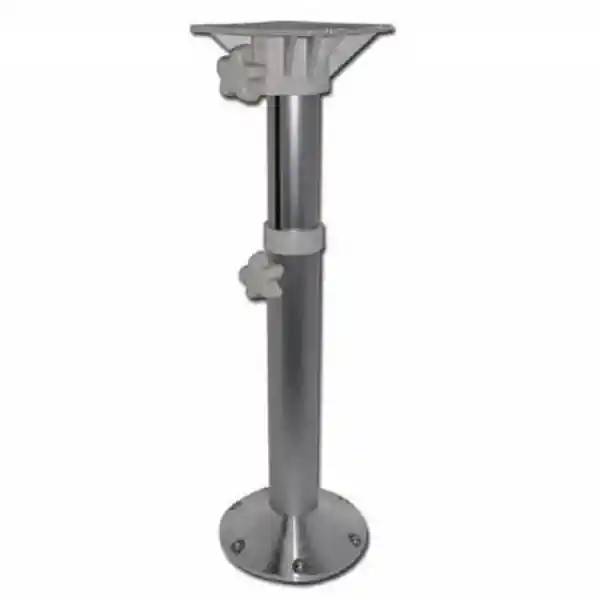 Teleskopik Koltuk Ayağı 51-78 cm - Metalik Beyaz