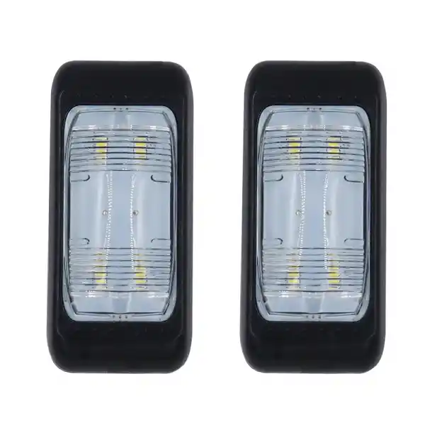Tepe/Romörk Lambası 4 Leds, 12V&28V, Siyah 2 Ad.Lik Set