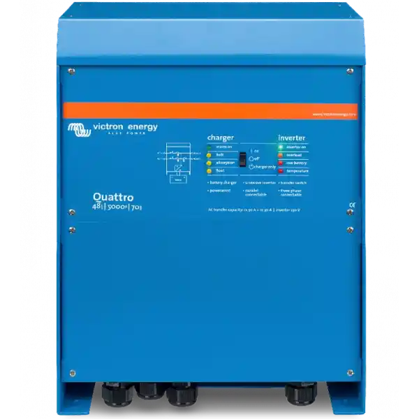 Victron Energy Quattro Invertör-Redresör - 12V, 3000W, 120A-50A