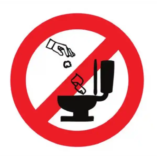 WC Çıkartması 11cm