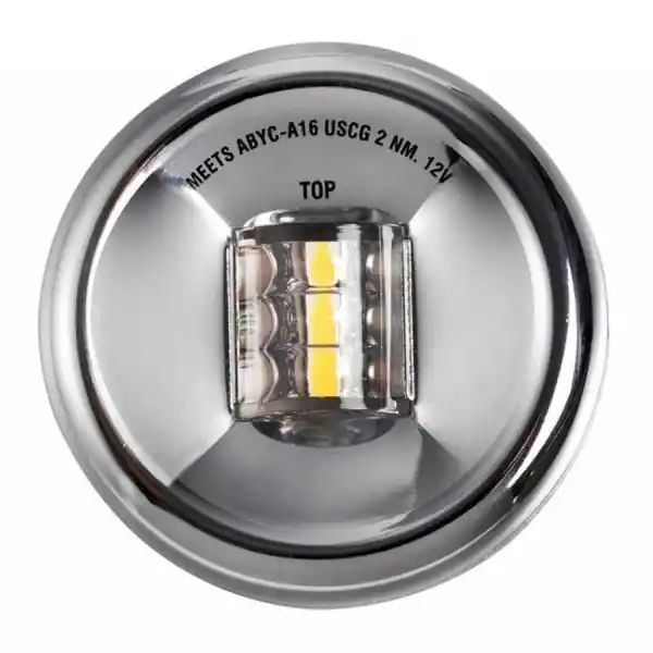 Yuvarlak Kıç Feneri, Krom Kapaklı, Led 12V