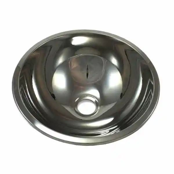 Yuvarlak Krom Evye - 33cm