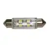 Ampül 12V, Led, T11, Sv8.5-8, Cool Beyaz - 2X4 Leds 360°,11X39mm