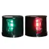 Fos Led 12 İskele&Sancak Feneri, Alttan Monte,112,5° Siyah