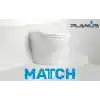 Match Cut 24V Beyaz Kısa Taş Thr. Kitli Tuvalet