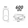 Nuova Rade 12V/600 Gph Otomatik Sintine Pompası