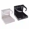  Plastik Katlanır Bardaklık, Ayarlanabilir - Beyaz