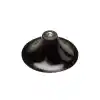 Rubber Base F/Flag Staff W/Suction Cap, Ø 92mm, Siyah