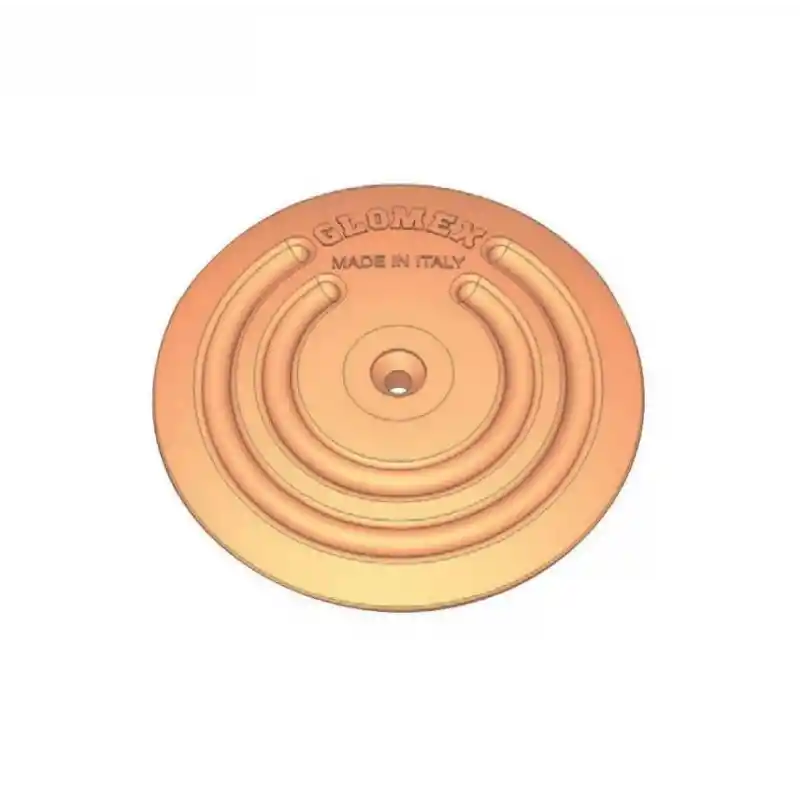 GLOMEX Topraklama Plakası Elektroliz Anotu 128mm Tip: Yuvarlak
