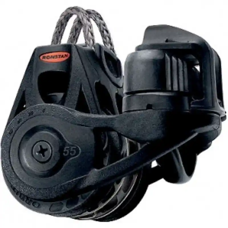 Ronstan 55 Serisi Orbit Vitesli Makara, Üçlü, Ayarlanabilir Cemkilitli, Otomatik