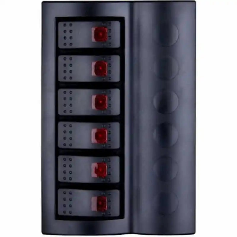 BFY Otomatik Sigortalı ve Işıklı Switch Panel - 8 Anahtarlı